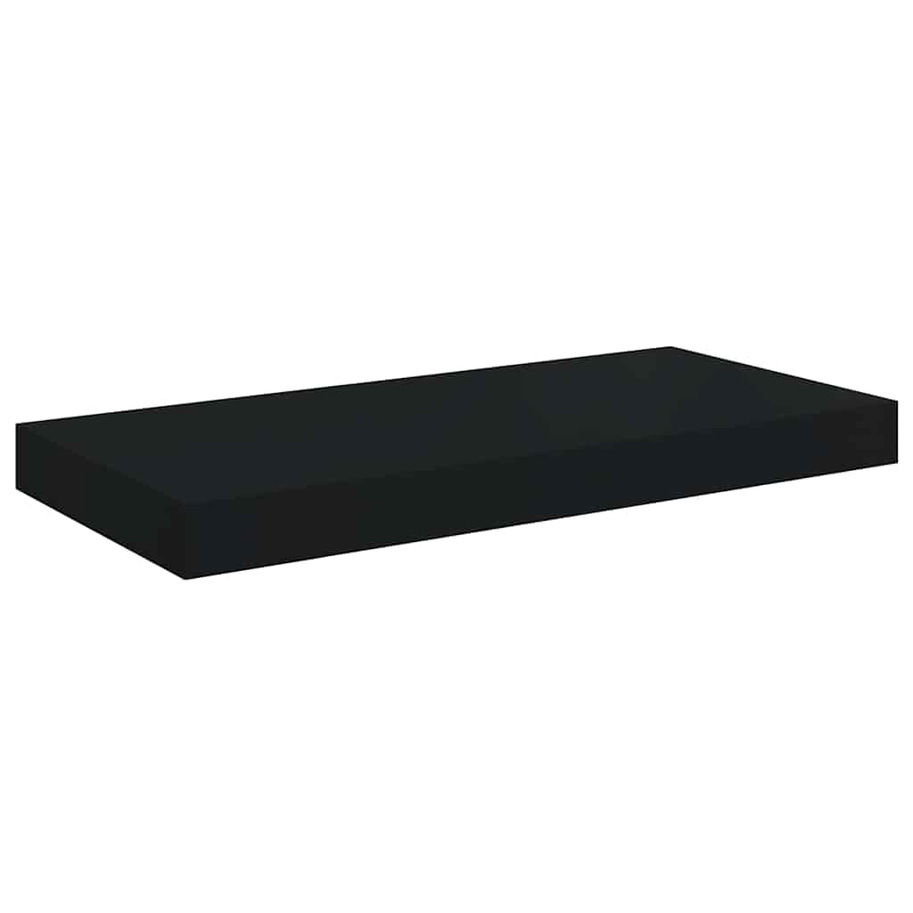vidaXL Ράφι Τοίχου Μαύρο 50x23x3,8 εκ. MDF