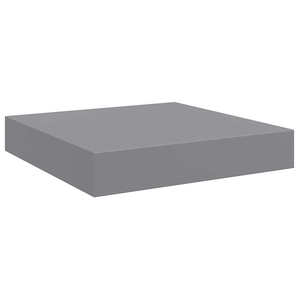 vidaXL Ράφι Τοίχου Γκρι 23x23,5x3,8 εκ. από MDF