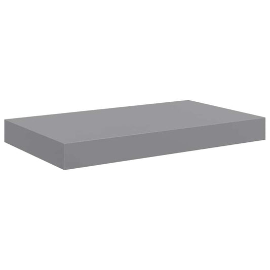 vidaXL Ράφι Τοίχου Γκρι 40x23,5x3,8 εκ. MDF
