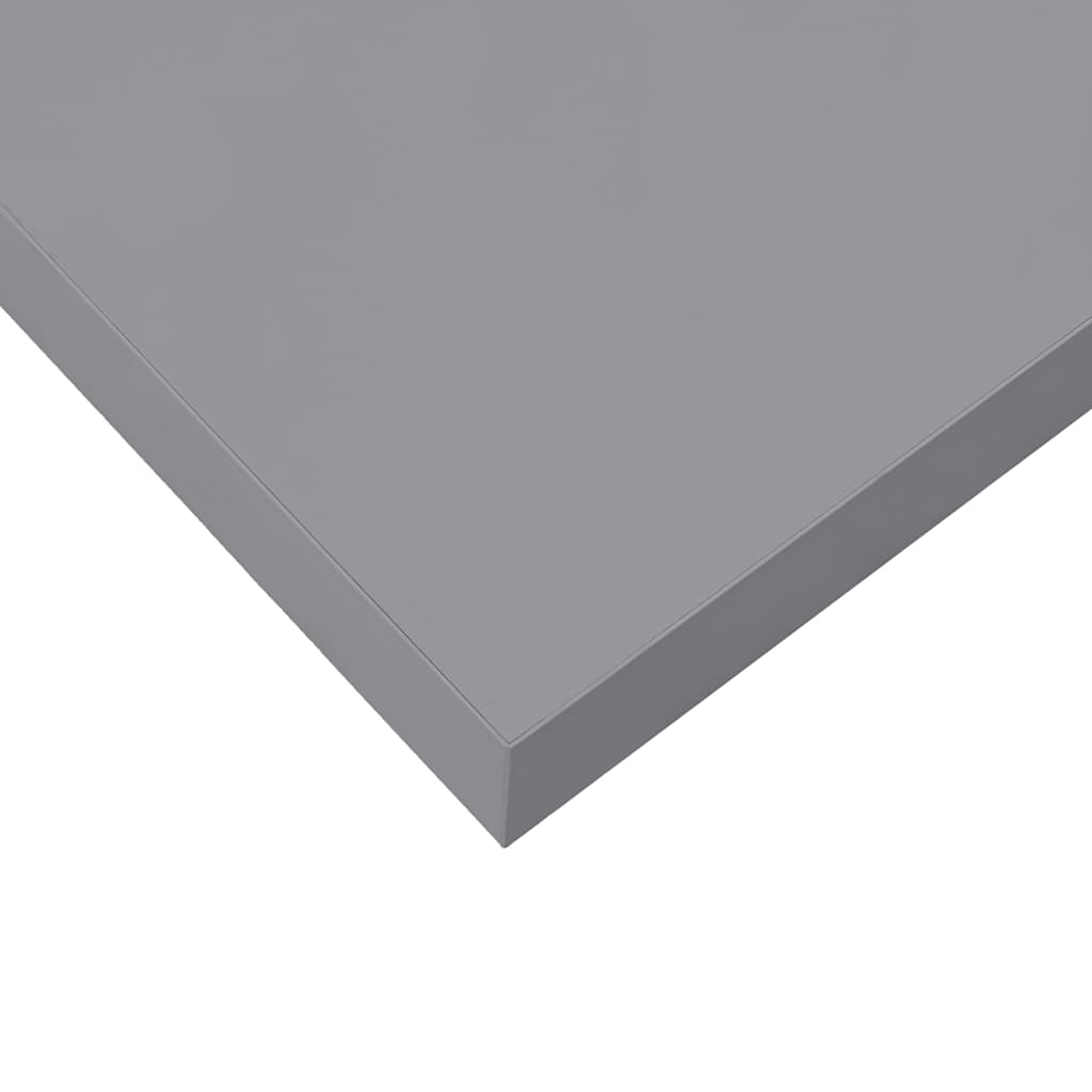 vidaXL Ράφι Τοίχου Γκρι 50x23,5x3,8 εκ. MDF