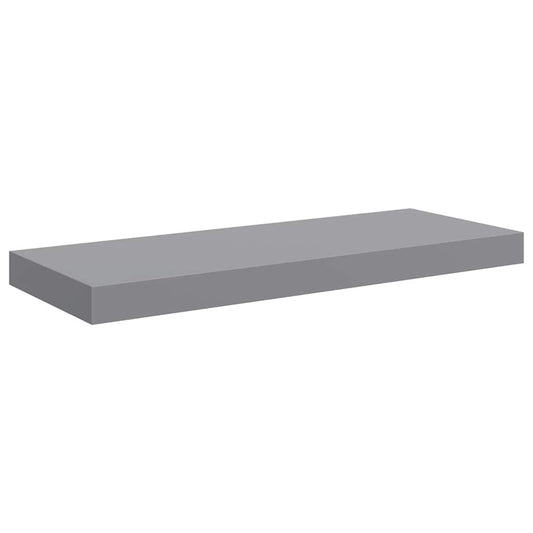 vidaXL Ράφι Τοίχου Γκρι 60x23,5x3,8 εκ. MDF