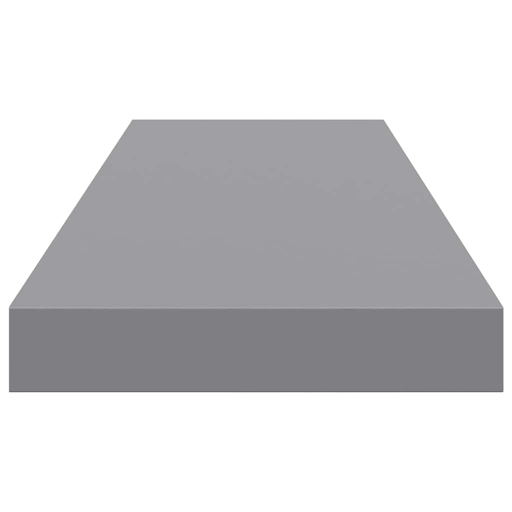 vidaXL Ράφι Τοίχου Γκρι 80x23,5x3,8 εκ. MDF