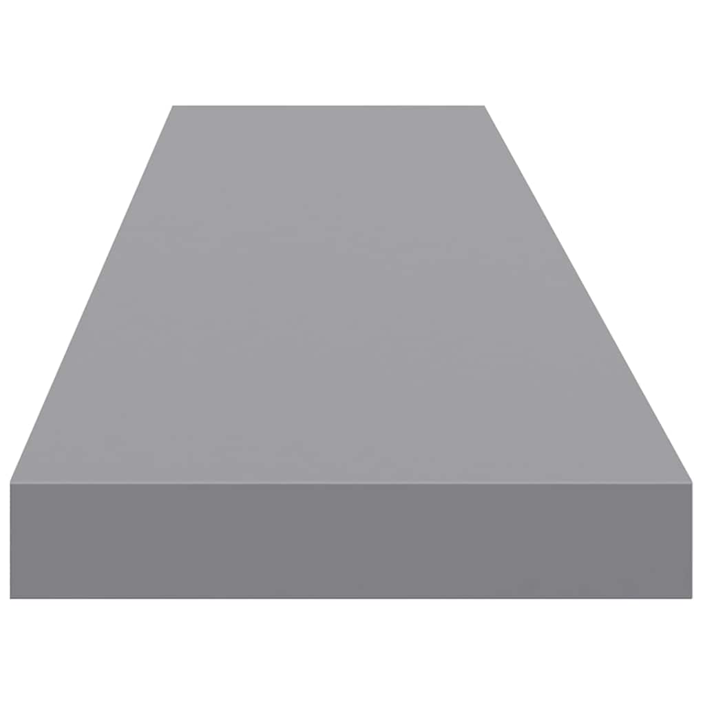 vidaXL Ράφι Τοίχου Γκρι 120x23,5x3,8 εκ. MDF
