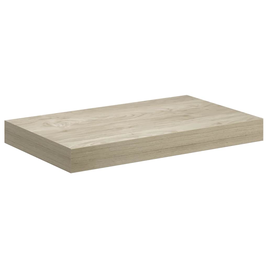 vidaXL Ράφια Τοίχου 4 τεμ. Χρώμα Δρυός 40x23,5x3,8 εκ. MDF