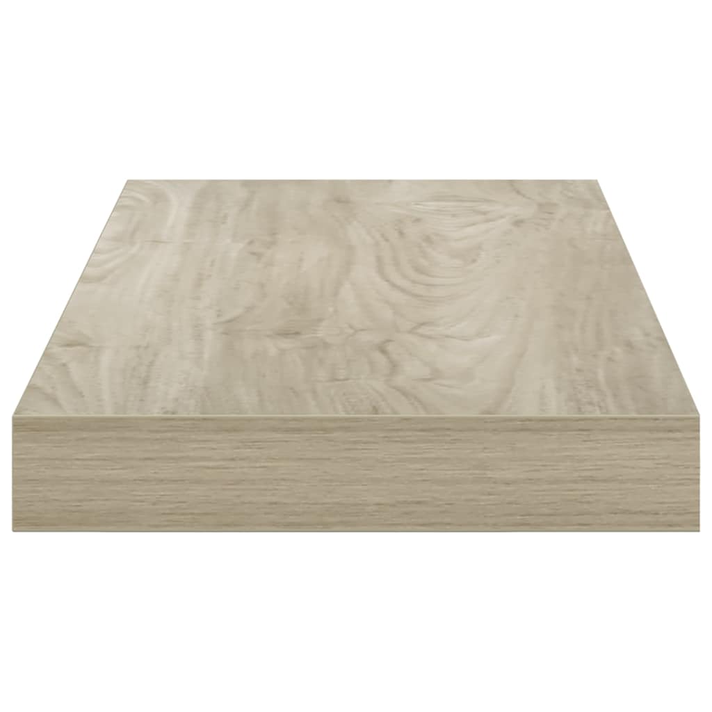 vidaXL Ράφια Τοίχου 2 τεμ. Χρώμα Δρυός 50x23,5x3,8 εκ. MDF