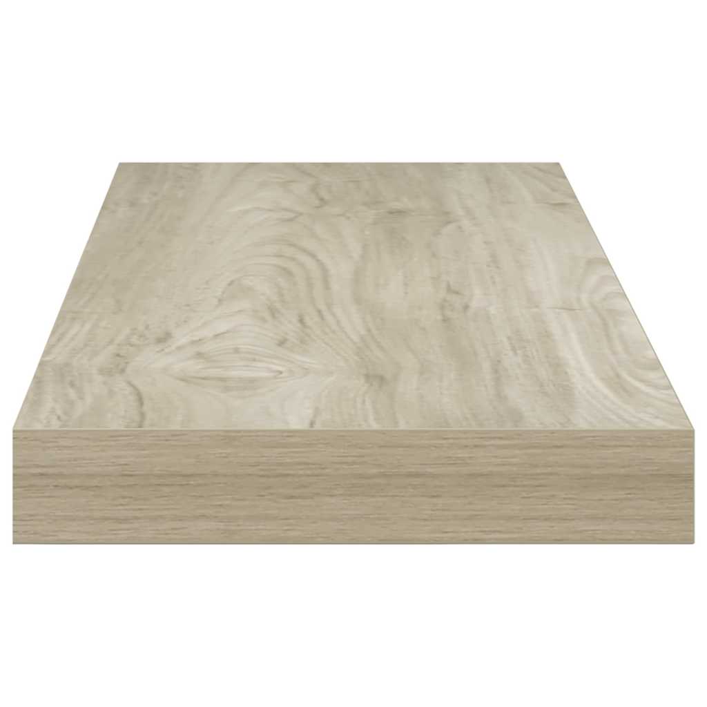 vidaXL Ράφια Τοίχου 4 τεμ. Χρώμα Δρυός 60x23,5x3,8 εκ. MDF