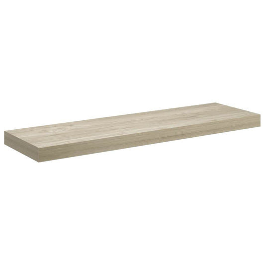 vidaXL Ράφι Τοίχου Χρώμα Δρυός 80x23,5x3,8 εκ. MDF
