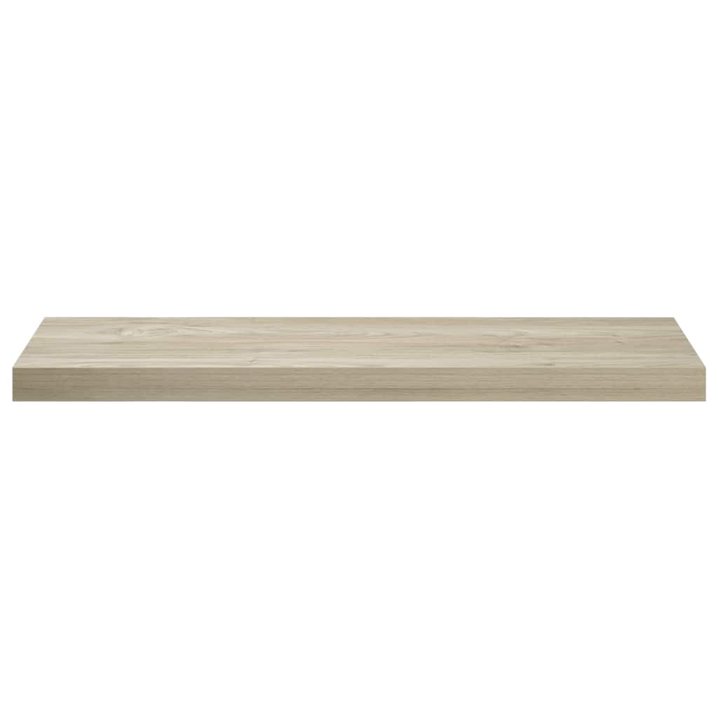 vidaXL Ράφια Τοίχου 2 τεμ. Χρώμα Δρυός 80x23,5x3,8 εκ. MDF