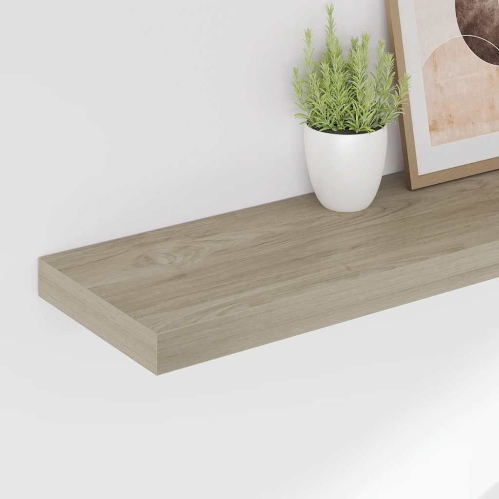 vidaXL Ράφια Τοίχου 4 τεμ. Χρώμα Δρυός 90x23,5x3,8 εκ. MDF