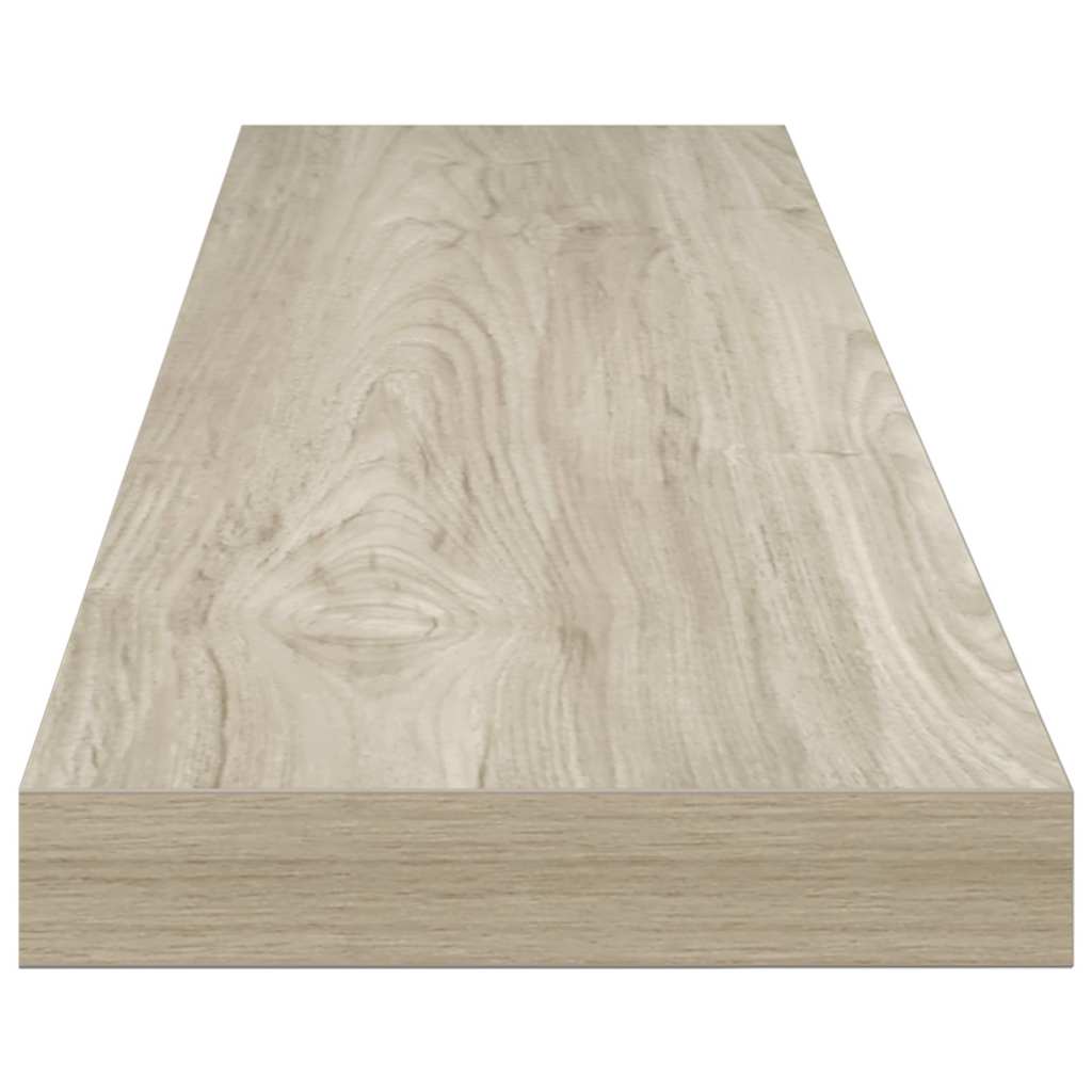 vidaXL Ράφια Τοίχου 2 τεμ. Χρώμα Δρυός 120 x 23,5 x 3,8 εκ. MDF