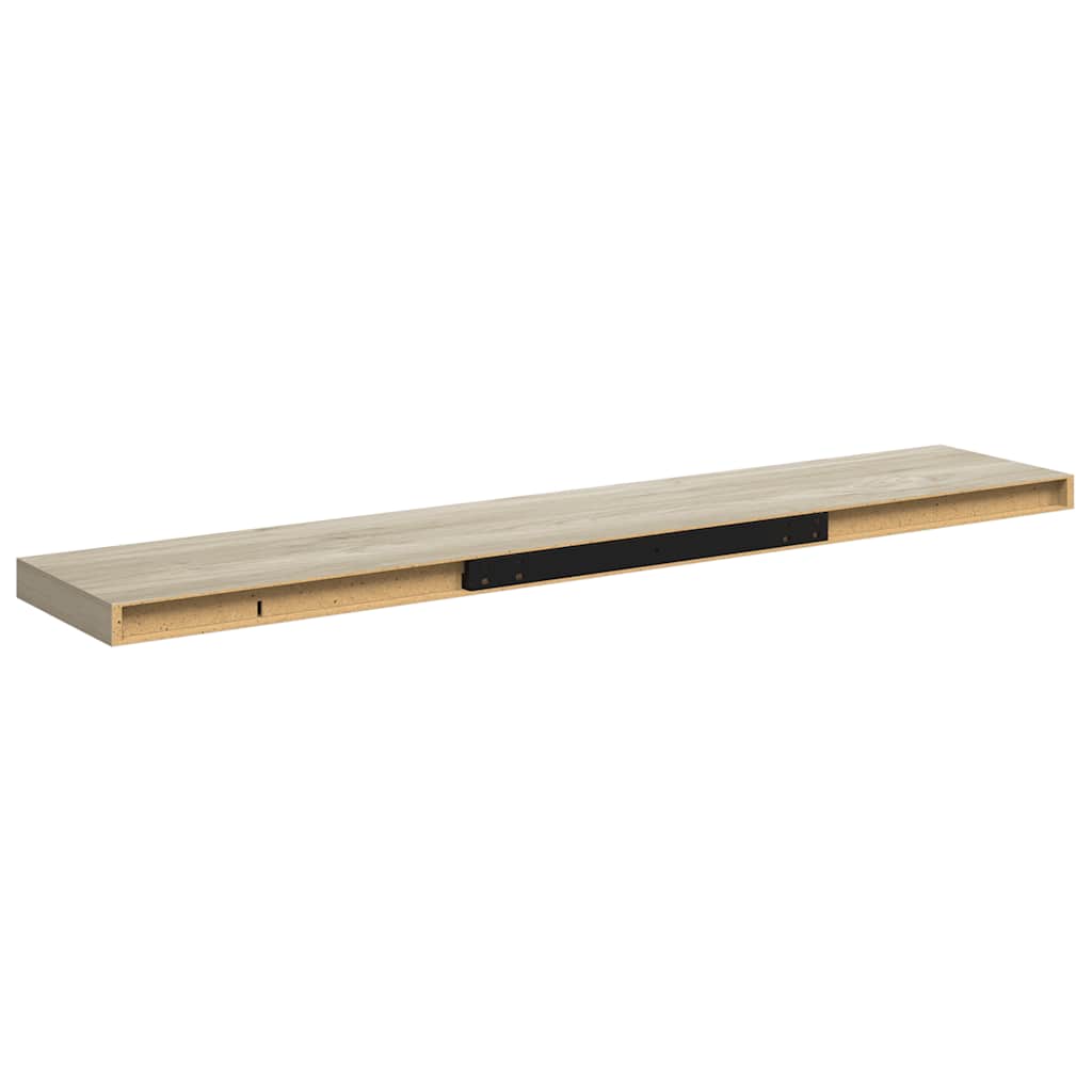 vidaXL Ράφια Τοίχου 4 τεμ. Χρώμα Δρυός 120 x 23,5 x 3,8 εκ. MDF