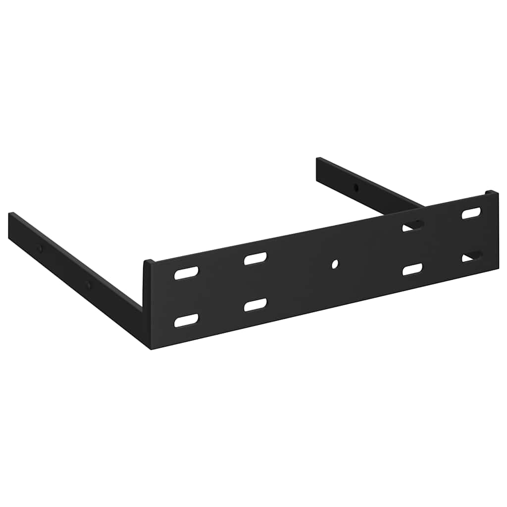 vidaXL Ράφια Τοίχου Γωνιακά 2 τεμ. Άσπρα 25x25x3,8 εκ. MDF