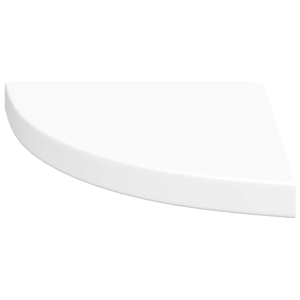 vidaXL Ράφια Τοίχου Γωνιακά 4 τεμ. Άσπρα 35x35x3,8 εκ. MDF
