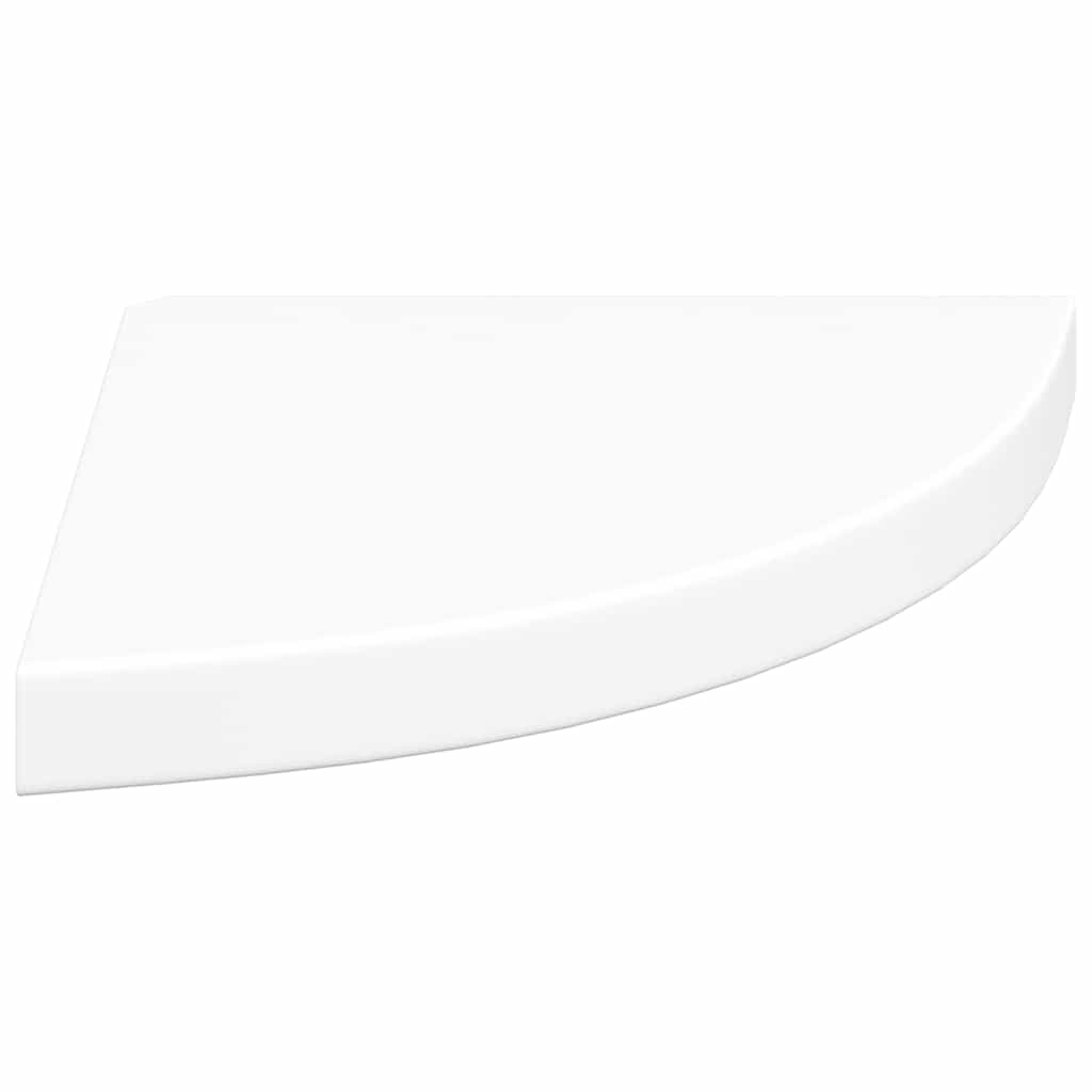 vidaXL Ράφια Τοίχου Γωνιακά 4 τεμ. Άσπρα 35x35x3,8 εκ. MDF