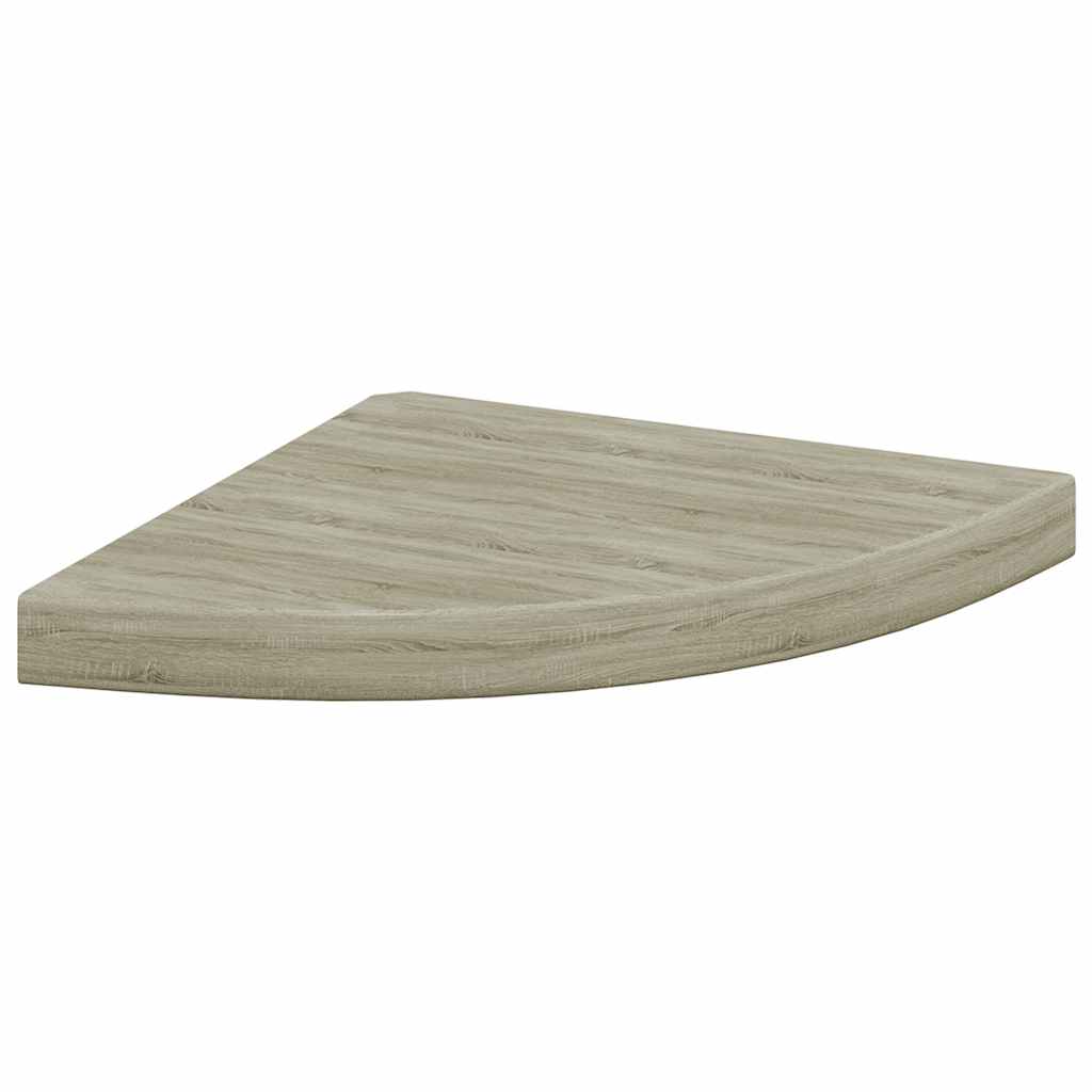 vidaXL Ράφια Τοίχου 2 τεμ. Χρώμα Δρυός 35x35x3,8 εκ. από MDF