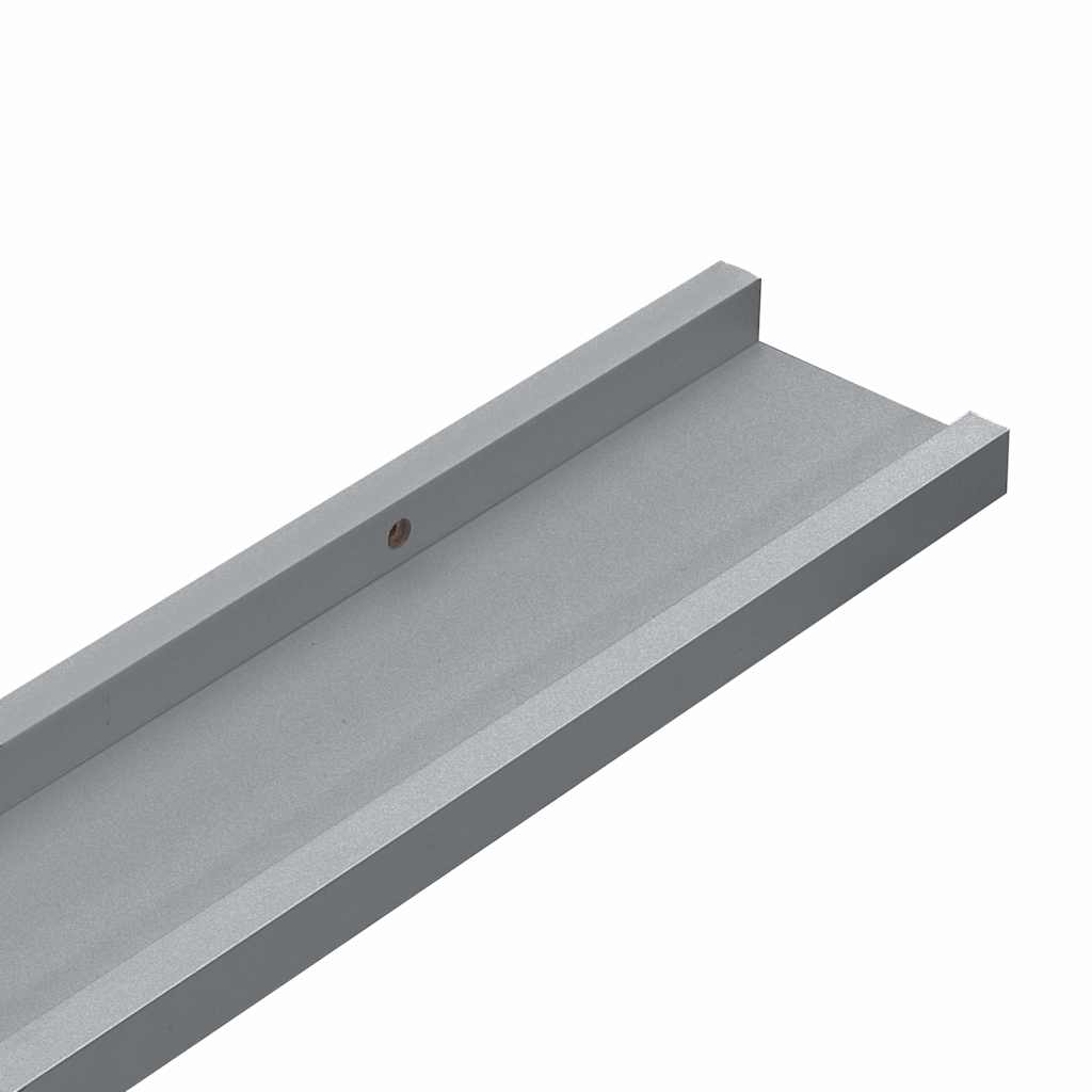 vidaXL Ράφια για Κορνίζες 2 τεμ. Γκρι 40 x 9 x 3 εκ. από MDF