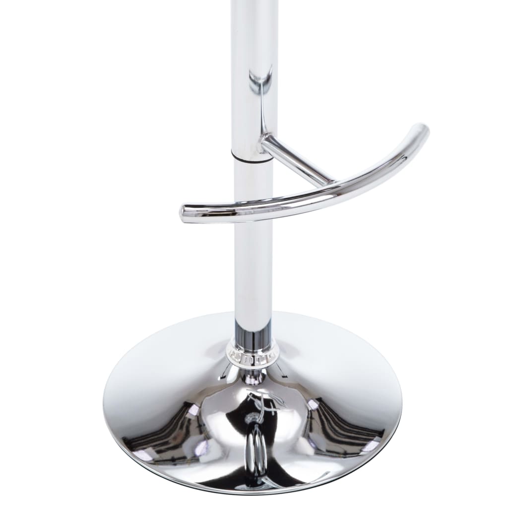 vidaXL Σκαμπό Μπαρ 2 τεμ. Μαύρα από Συνθετικό Δέρμα