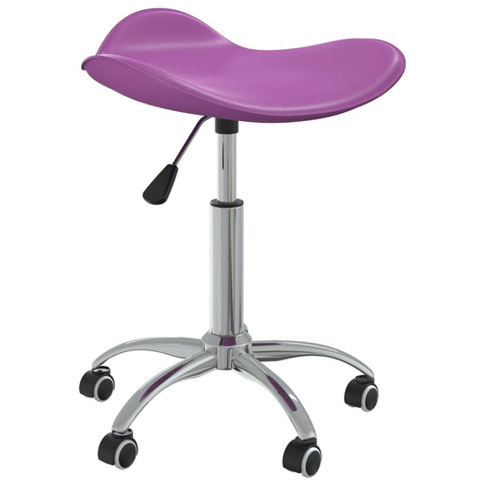 vidaXL Σκαμπό Αισθητικής Μοβ από Συνθετικό Δέρμα