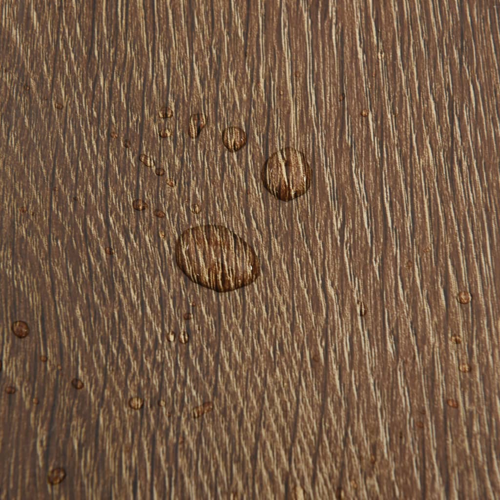 vidaXL Δάπεδο Αυτοκόλλητο Καφέ 55 τεμ. 5,11 μ² από PVC