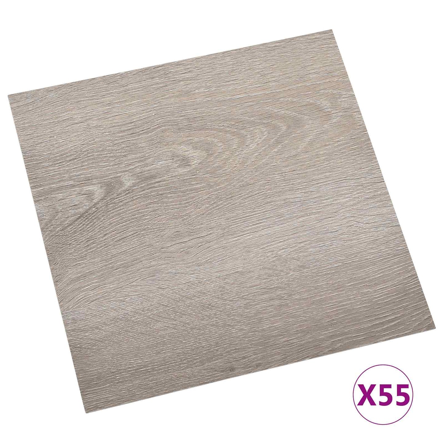 vidaXL Πλάκες Δαπέδου ξύλο 5,11 τ.μ. 55 τμχ. PVC