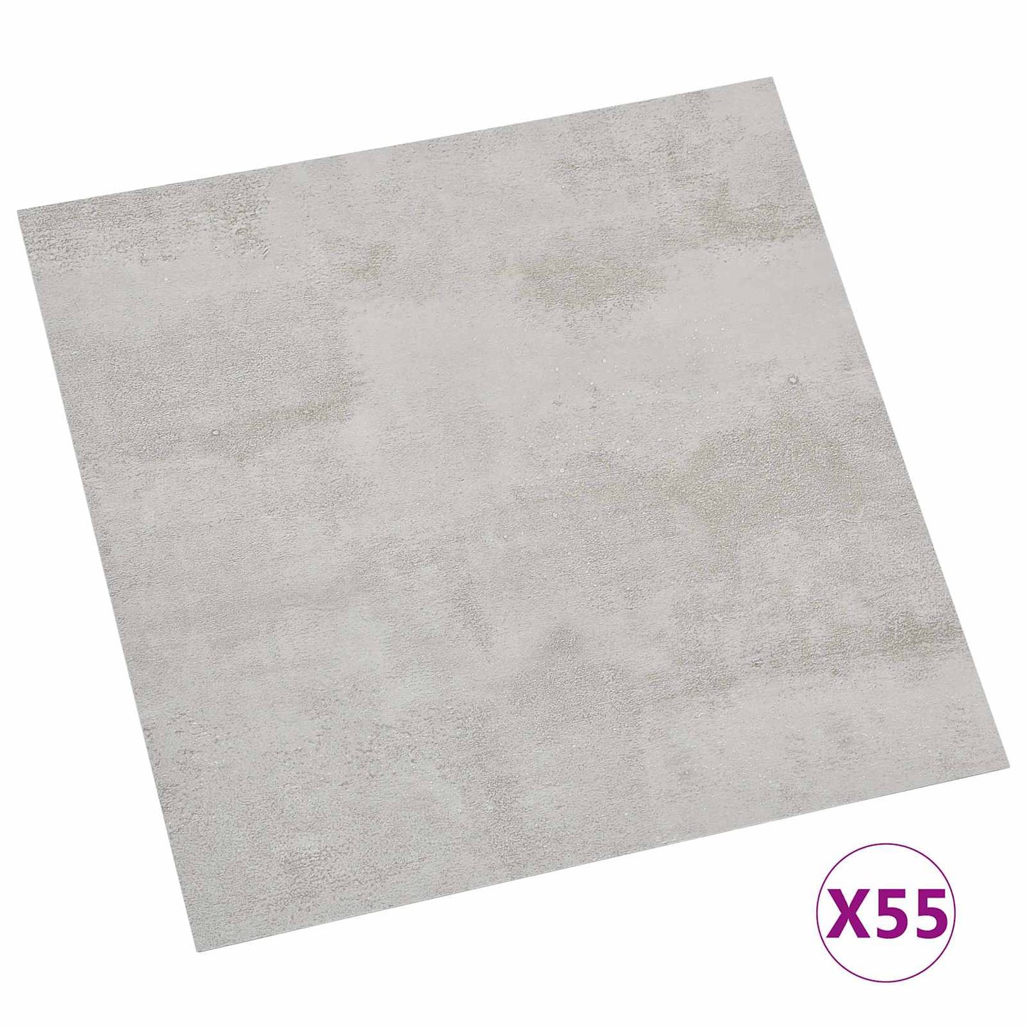 vidaXL Πλάκες Δαπέδου 5,11 τ.μ. 55 pcs PVC Γκρι και Ανοιχτό Γκρι