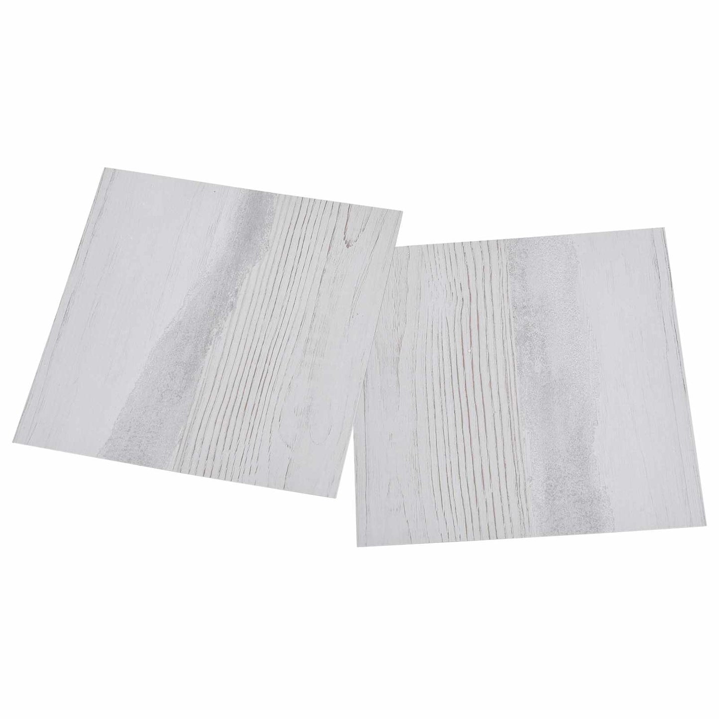 vidaXL Πλάκες Δαπέδου 5,11 τ.μ. 55 pcs PVC Λευκό και Ανοιχτό Γκρι