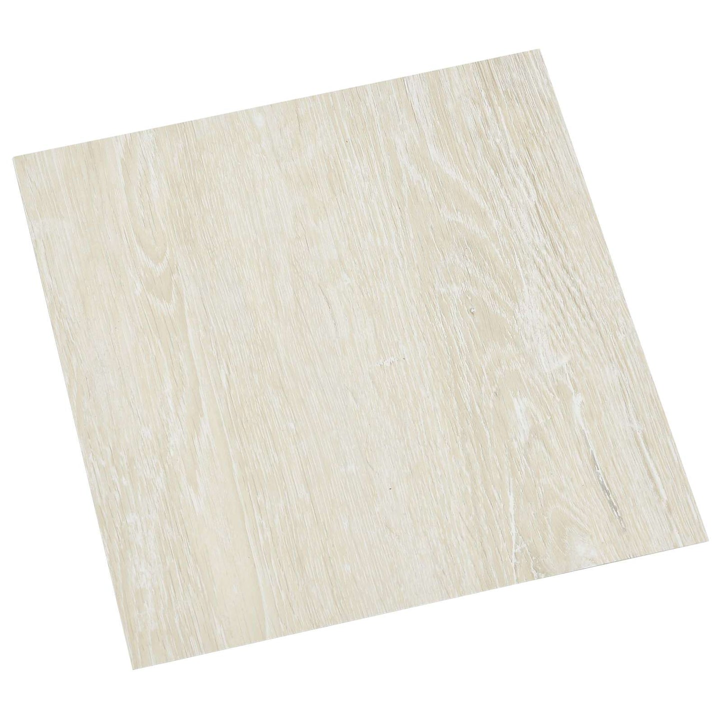 vidaXL Πλάκες Δαπέδου 5,11 τ.μ. 55 pcs PVC Λευκό κρεμ