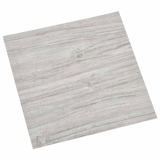 vidaXL Πλάκες Δαπέδου 5,11 τ.μ. 55 pcs PVC Γκρι και Ξύλο