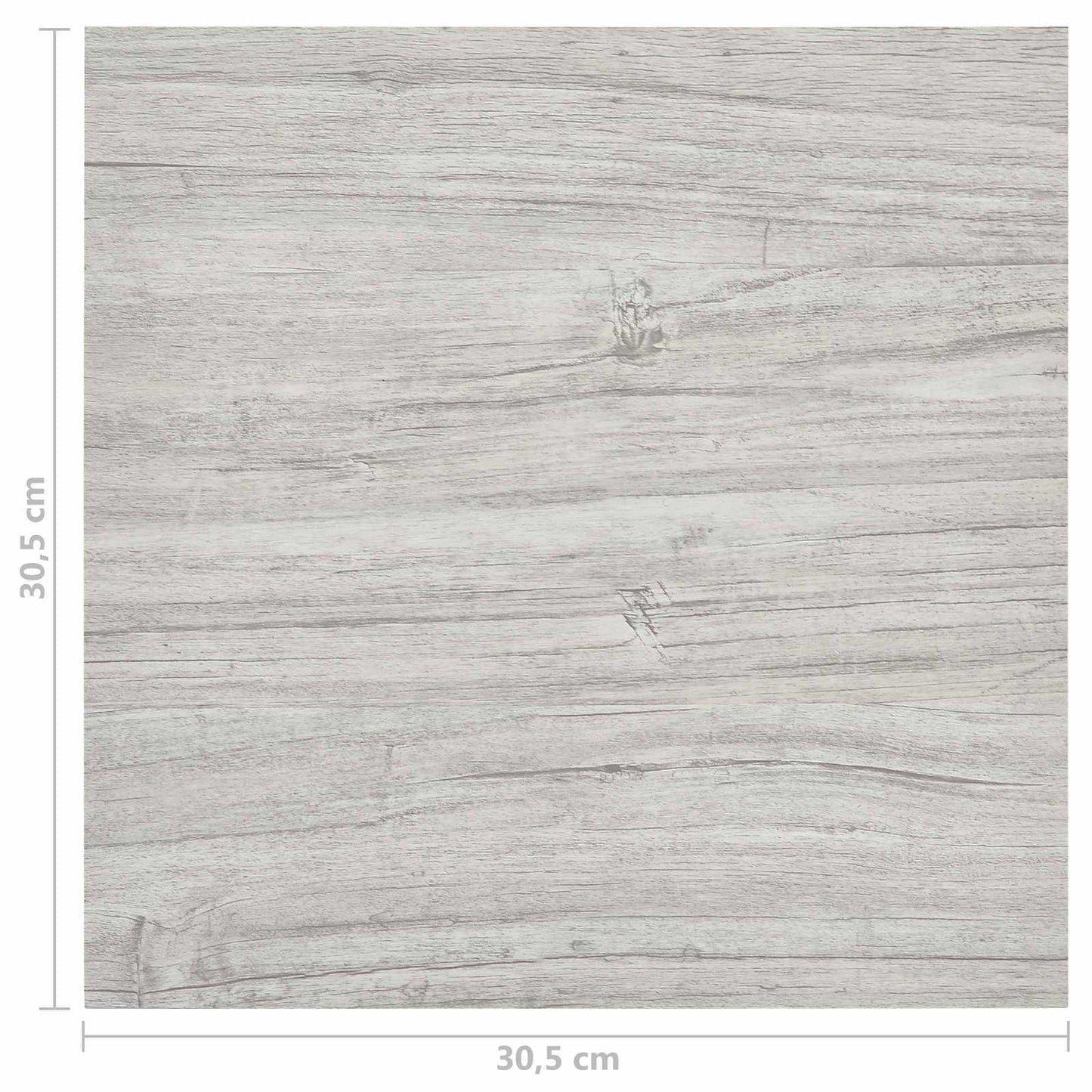 vidaXL Πλάκες Δαπέδου 5,11 τ.μ. 55 pcs PVC Γκρι και Ξύλο