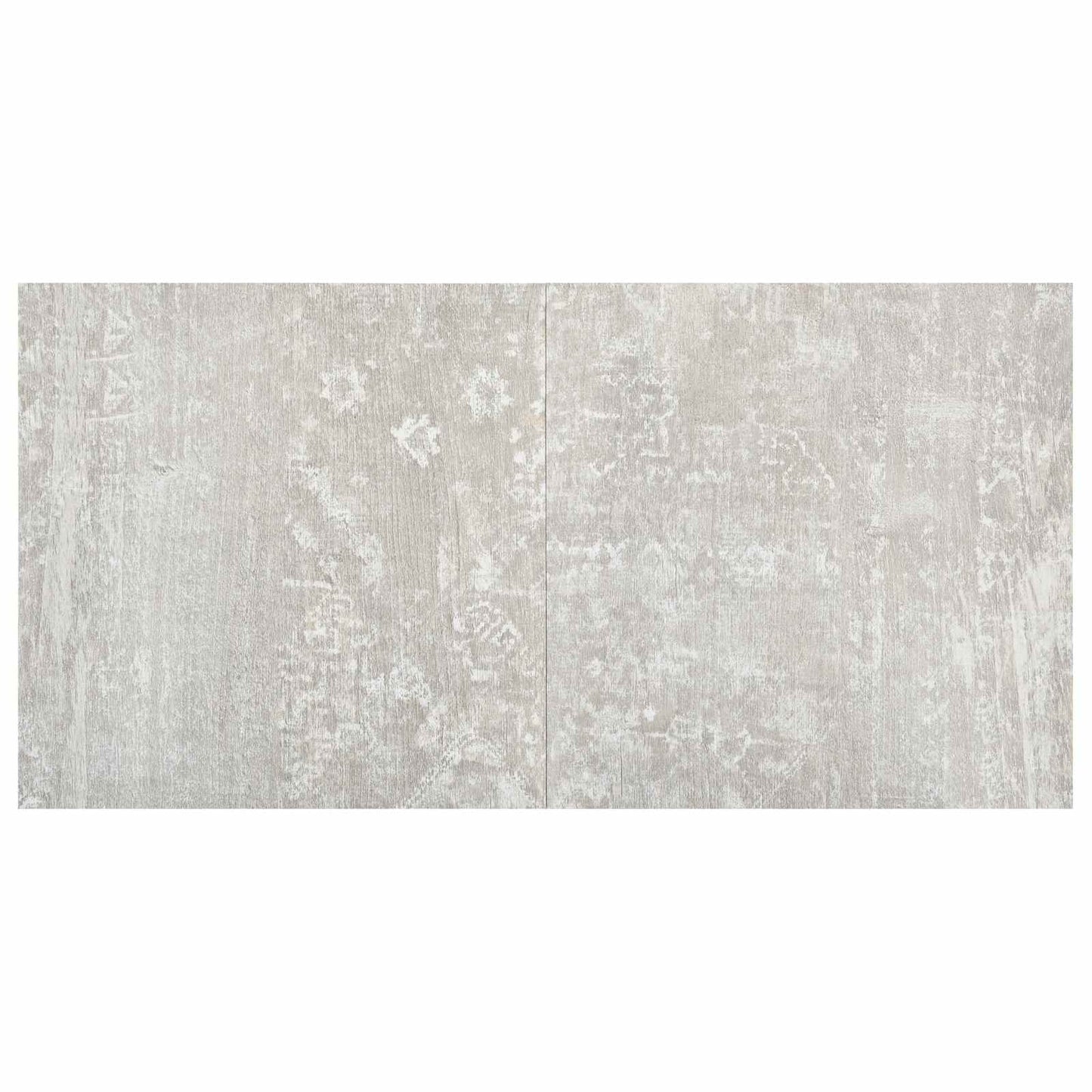 vidaXL Πλάκες Δαπέδου 5,11 τ.μ. 55 pcs PVC Λευκό και Ξύλο