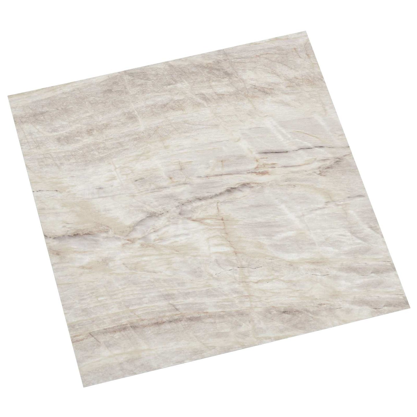vidaXL Πλάκες Δαπέδου 5,11 τ.μ. 55 pcs PVC Καφέ και μπεζ