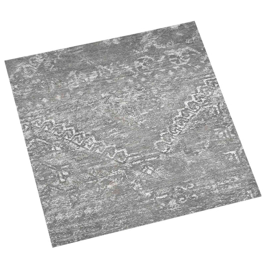 vidaXL Πλάκες Δαπέδου 55 pcs Σκυρόχρωμο Γκρι 5,11 τ.μ. PVC