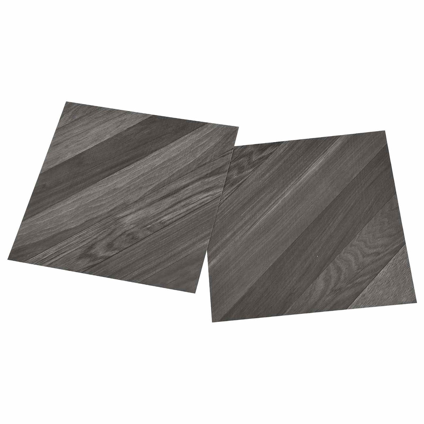 vidaXL Πλάκες Δαπέδου 55 pcs Γκρι 5,11 τ.μ. PVC