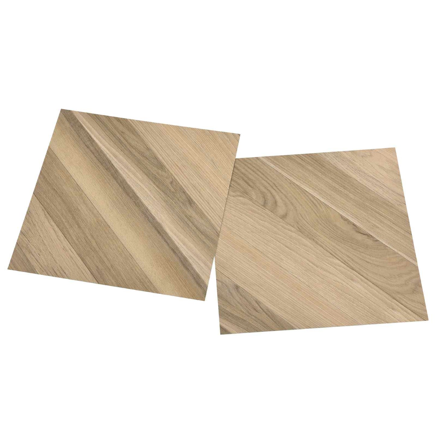 vidaXL Πλάκες Δαπέδου 55 pcs Καφέ 5,11 τ.μ. PVC
