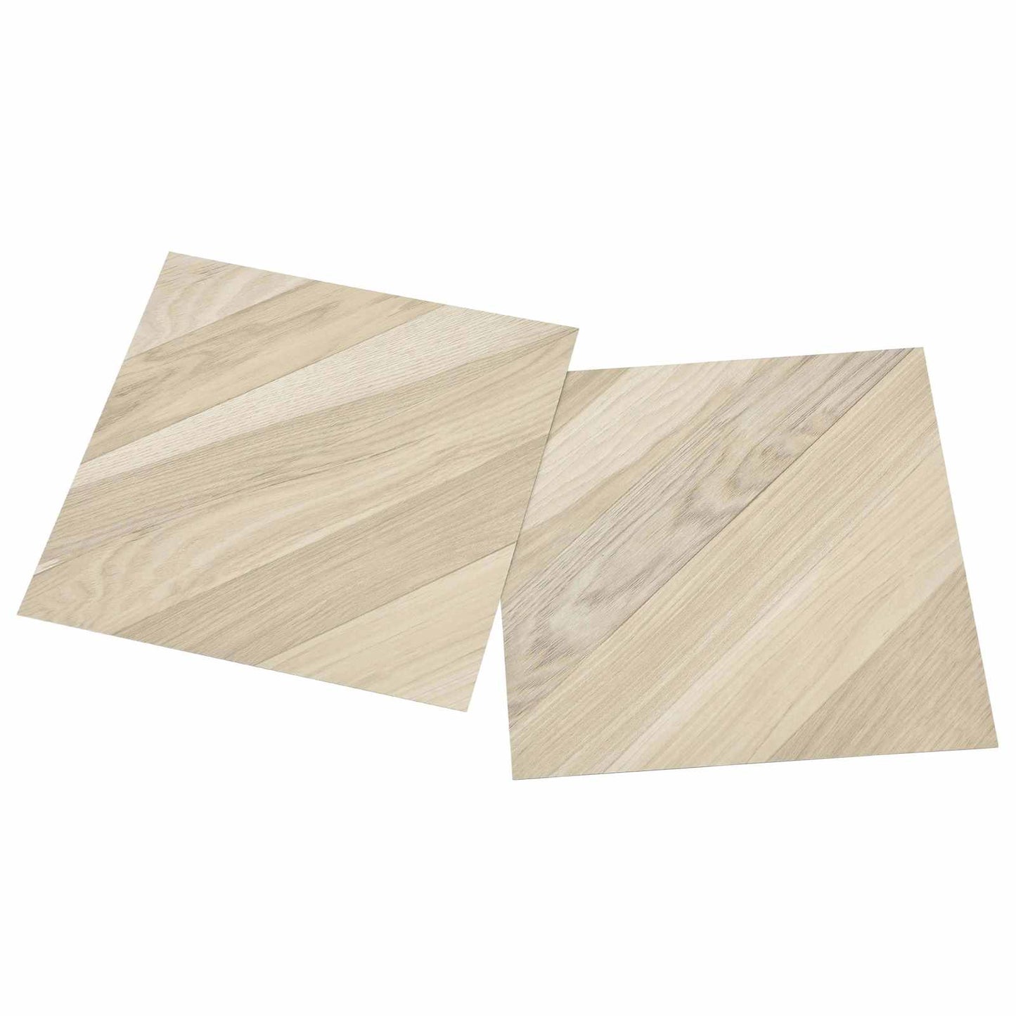 vidaXL Πλάκες Δαπέδου 55 pcs Μπεζ 5,11 τ.μ. PVC
