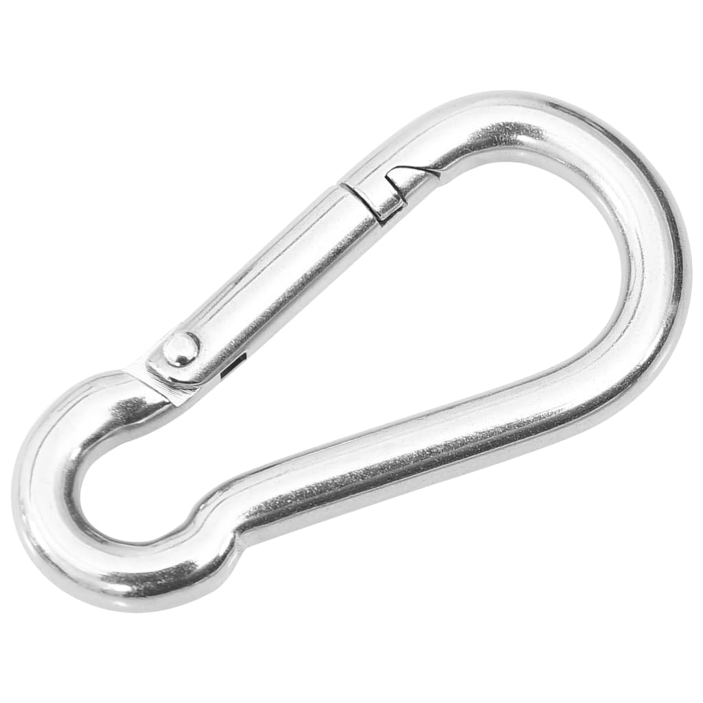 vidaXL Σετ Τοποθέτησης Πανιού Σκίασης 8 Τεμαχίων από Ανοξείδωτο Ατσάλι