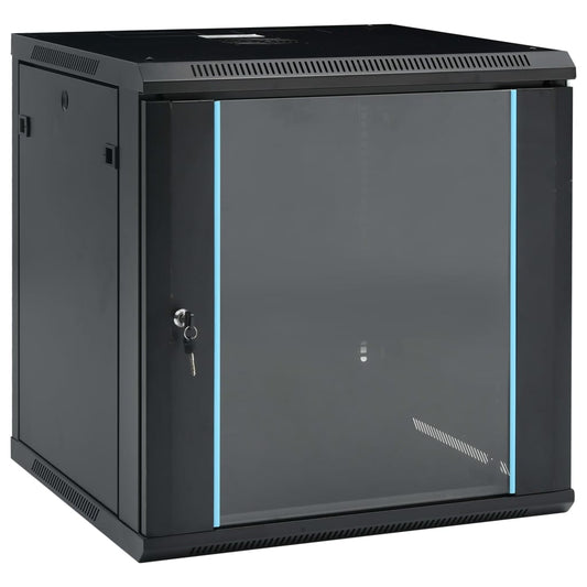 vidaXL Καμπίνα Δικτύου Επιτοίχια 12U 19'' IP20 600 x 600 x 640 χιλ.