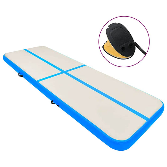 vidaXL Στρώμα Ενόργανης Φουσκωτό Μπλε 700 x 100 x 15 εκ. PVC με Τρόμπα