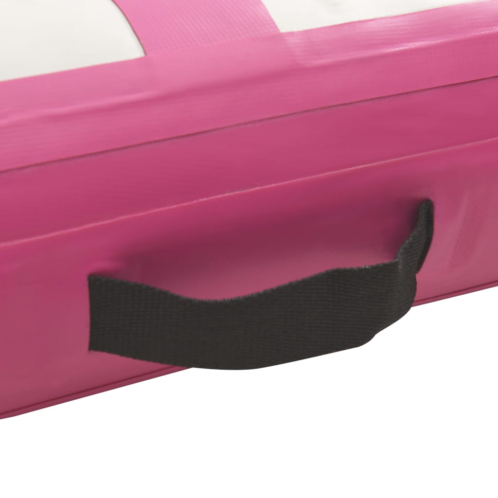 vidaXL Στρώμα Ενόργανης Φουσκωτό Ροζ 800 x 100 x 15 εκ. PVC με Τρόμπα