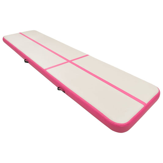 vidaXL Στρώμα Ενόργανης Φουσκωτό Ροζ 700 x 100 x 20 εκ. PVC με Τρόμπα
