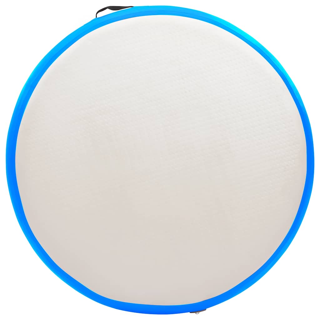 vidaXL Στρώμα Γυμναστικής Φουσκωτό Μπλε 100x100x10 εκ. PVC με Τρόμπα