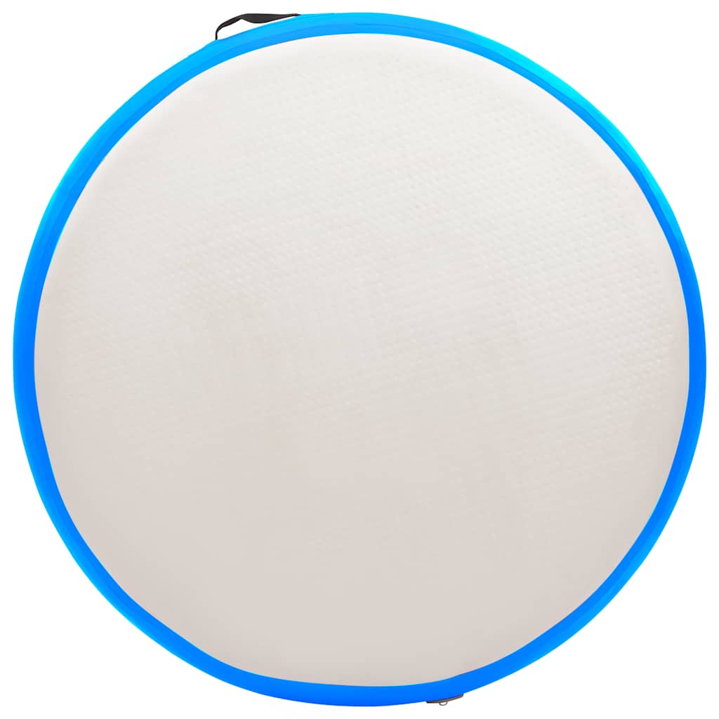 vidaXL Στρώμα Γυμναστικής Φουσκωτό Μπλε 100x100x20 εκ. PVC με Τρόμπα