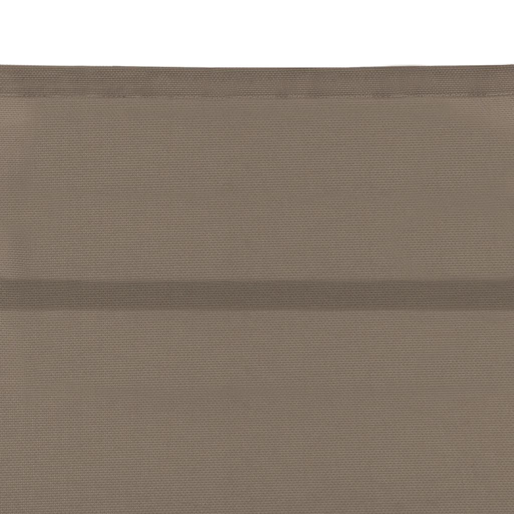 vidaXL Ξαπλώστρα Taupe από Textilene και Αλουμίνιο
