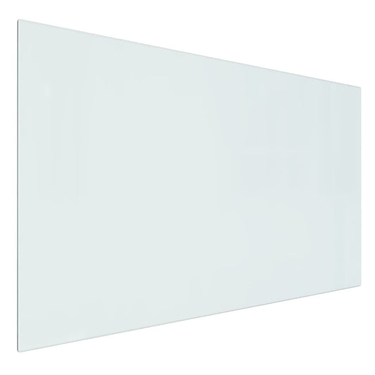 vidaXL Πλάκα Τζακιού Ορθογώνια 100 x 60 εκ. Γυάλινη