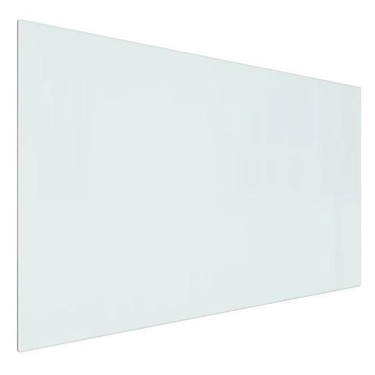 vidaXL Πλάκα Τζακιού Ορθογώνια 100 x 60 εκ. Γυάλινη