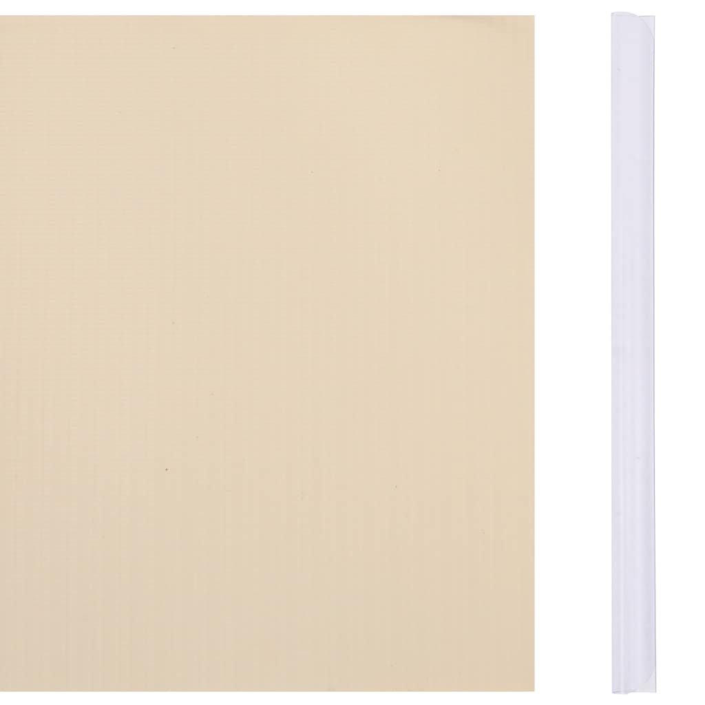 vidaXL Περίφραξη Προστατευτική Κρεμ 35 x 0,19 μ. από PVC