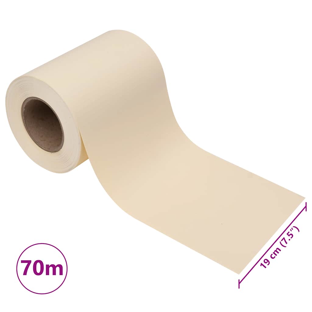 vidaXL Περίφραξη Προστατευτική Κρεμ 70 x 0,19 μ. από PVC