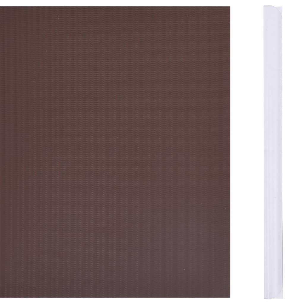 vidaXL Περίφραξη Προστατευτική Καφέ 35 x 0,19 μ. από PVC