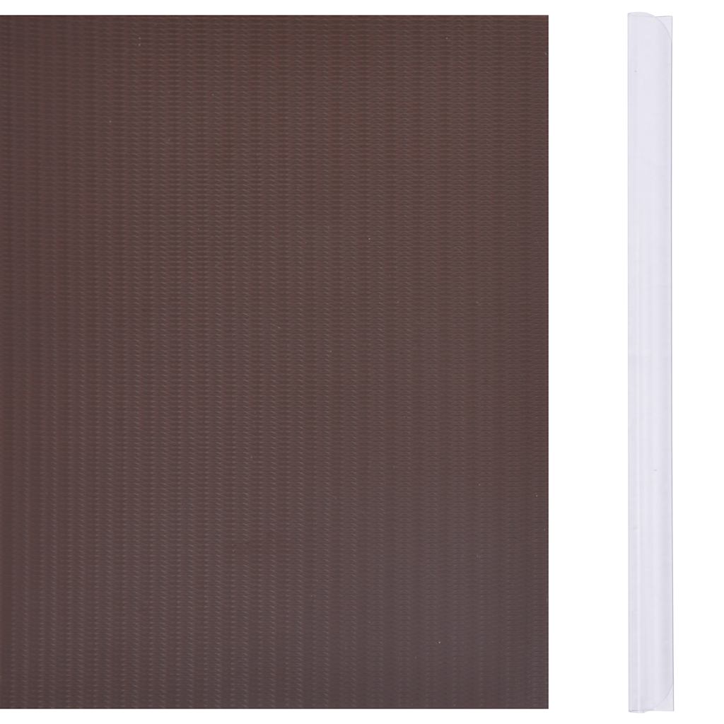 vidaXL Περίφραξη Προστατευτική Καφέ 70 x 0,19 μ. από PVC