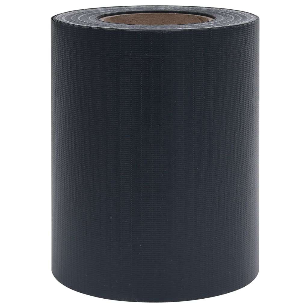 vidaXL Περιφράξεις Προστατευτικές 4 τεμ Σκούρο Γκρι Ματ 35x0,19 μ. PVC